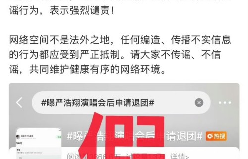 严浩翔方谴责虚假退团谣言|时代少年团|造谣|演唱会|少年团|粉丝