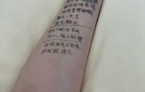 李小冉手臂上的“小抄”在最终舞台表演时是否派上了用场？