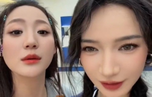 代斯自拍显脸瘦角度引热议