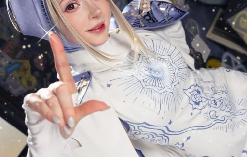 艾什莉体模PeachMilky cos《街头霸王6》英格丽德