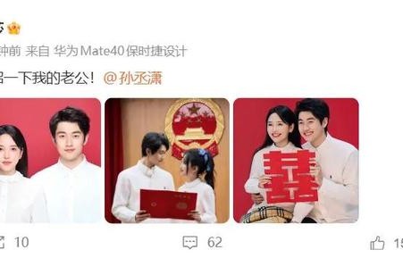 女星金莎宣布结婚，老公是比她小十几岁的孙丞潇