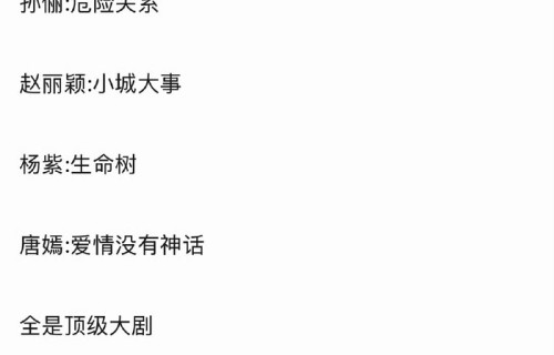 2026年三部剧集陨落，生命树与危险关系表现各异